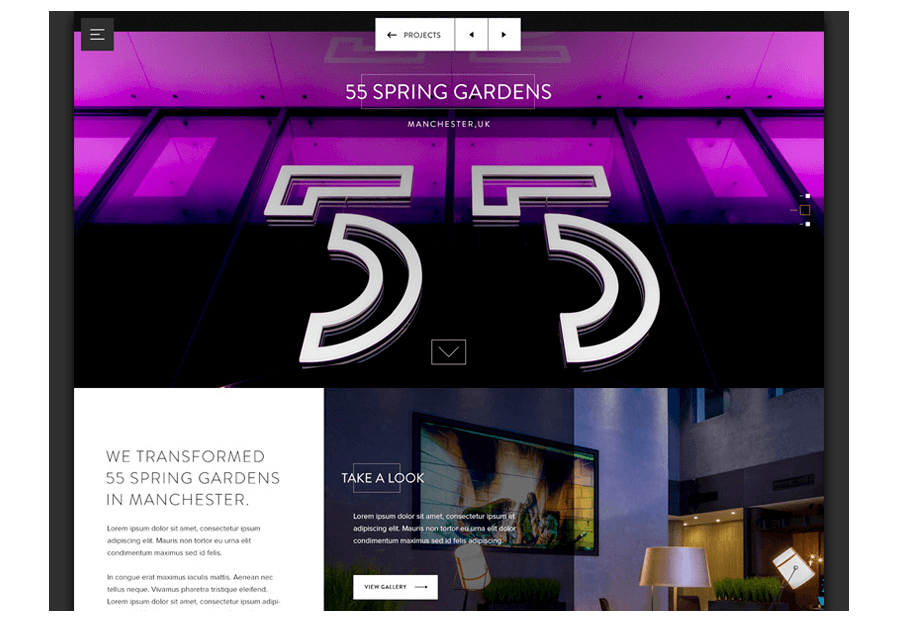 Asdermingoo created the website for construction company ARCO to present their services